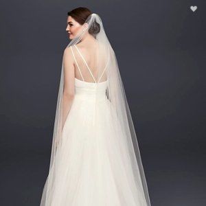 Cathedral Veil in White, NEW, NEVER WORN